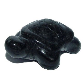 Obsidian schwarz Schildkrte ca. 40 x 25 x 15 mm