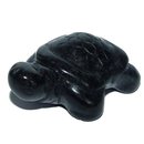 Obsidian schwarz Schildkröte ca. 40 x 25 x 15 mm