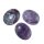 Amethyst  Scheibenstein flacher Edelstein Trommelstein 1 Stück