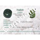 Nephrit / Jade Trommelstein Handschmeichler ca. 20 - 25  mm 1 Stück