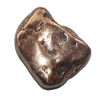 Kupfer Nugget flach handpoliert ca.20 - 30 mm Handschmeichler
