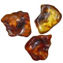 Bernstein Cognac farben Trommelstein ca. 20 - 30 mm...