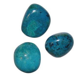 Chrysokoll Trommelstein Handschmeichler ca. 25 - 35 mm Super A* Qualitt