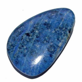 Lapislazuli Handschmeichler Scheibenstein flacher Trommelstein schnes blau ca. 40 x 30 mm