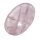 Rosenquarz  flacher Scheibenstein XL 75 x 50 mm  A*extra Qualität aus Madagaskar