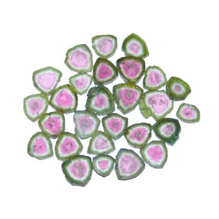 Wassermelonen Turmalin Scheibe ca. 5 x 5 x 2 mm Super A* Qualitt