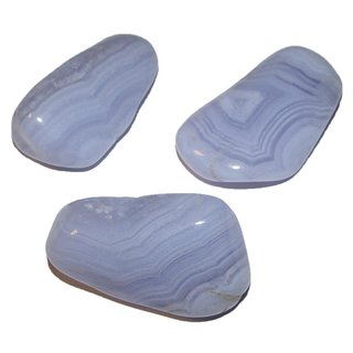 Chalcedon Trommelstein Gre: 25 - 30  mm Handschmeichler SUPER A* Qualitt