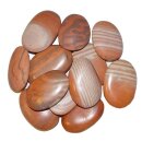 Sandstein ugs auch Printstone genannt Trommelstein Handschmeichler flach ca. 40 x 25 mm
