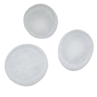 Bergkristall Emu Egg klarer Kristall die aufgeschnittene Seite glatt poliert 30 - 35 mm