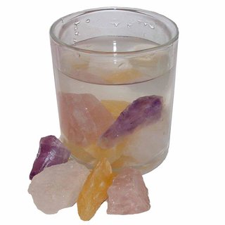 SCHNITTBLUMEN -  Wassersteine Edelsteinwasser 200 g fr blhende Pflanzen: Amethyst etc