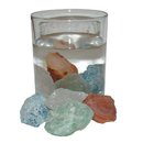 200 Gramm Natur - Rohsteine: Bergkristall, Fluorit, Achat...