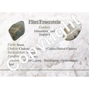 Edelsteinkarten- Flint Feuerstein