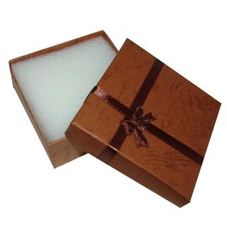Geschenk Schachteln für Schmuck oder Anderes, mit Schleife verziert(7,7x7,7x2,6cm)