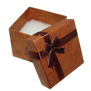 Geschenk Schachteln für Schmuck oder Anderes, mit Schleife verziert(3,9x4,8x4,8cm)
