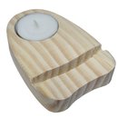 Stnder Halter Holz mit Bohrung f.Teelicht f....