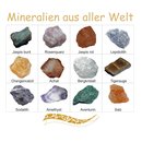 Mineralien Rohsteine Edelsteine Sammlung 12 Stück einzeln...