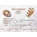Edelsteinkarten- Holz versteinert