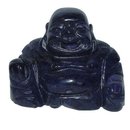 Dumortierit Buddha aus echtem Edelstein Happy Buddha...