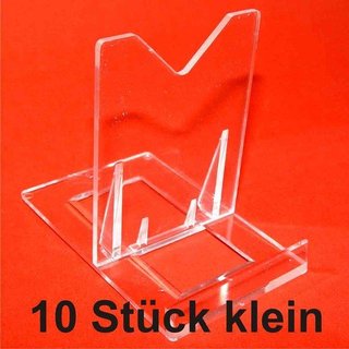 Stnder Halter Aufsteller f. Teller Handy Achatscheibe ca. 5 x 4 cm 10 Stck