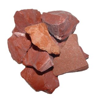 Jaspis rot 500 g Wasserstein unbehandelte Rohsteine Rohstücke je ca. 25 - 45 mm