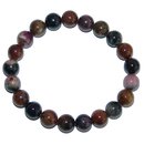 Turmalin mehrfarbig Armband Kugel  8 - 9 mm