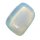 Opalith (Glas, synthetisch) milchig- blau- durchsichtiger Opal Schimmer Trommelstein