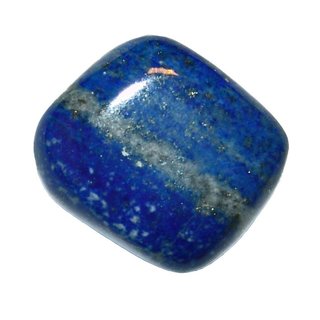 Lapislazuli Handschmeichler ca. 20 - 30 g SUPER A*Qualitt schnes blau mit Pyrit 1 Stck