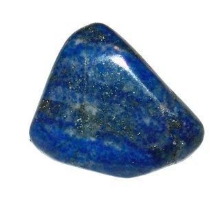 Lapislazuli Handschmeichler ca. 10 - 12 g SUPER A*Qualitt schnes blau mit Pyrit 1 Stck
