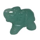 Aventurin grn Elefant aus echtem Edelstein ca. 30 x 25...