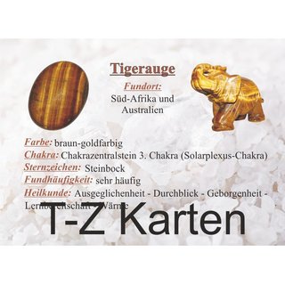Edelsteinkarten T-Z