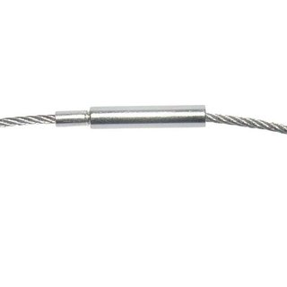 Stahl-Halsreifen silberfarbig fr Bohrungen ab 2,5 mm, 50 cm lang