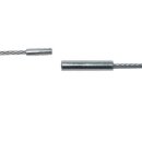 Stahl-Halsreifen silberfarbig für Bohrungen ab 2,5 mm, 50 cm lang