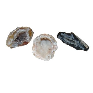 Achat Geode aufgeschnitten, poliert A* Qualitt Gre *S* ca. 30 - 40 mm