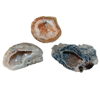 Achat Geode aufgeschnitten, poliert A* Qualität Größe *M* ca.40 - 50 mm