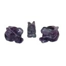 Amethyst Hase Häschen  ca. 35 x 25  mm Edelstein,...