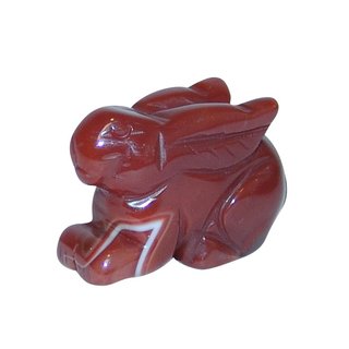 Carneol - Achat Hase Hschen  ca. 35 x 25  mm Edelstein, Glcksbringer