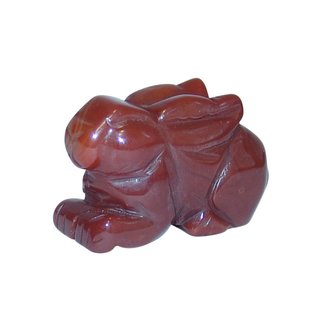 Carneol - Achat Hase Hschen  ca. 50 x 35  mm Edelstein, Glcksbringer