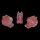 Jaspis Rot Hase - Häschen ca. 30 x 22 mm