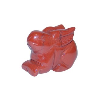 Jaspis Rot Hase - Hschen ca. 35 x 25 mm