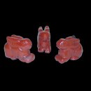Jaspis Rot Hase - Häschen ca. 35 x 25 mm
