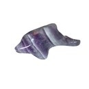 Amethyst Delfin  ca. 50  x 18  mm Edelstein, Glcksbringer