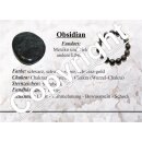 Obsidian schwarz Delfin / Delphin ca. 30  x 10  mm