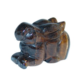 Tigerauge Hase - Häschen ca. 50 x 30 mm