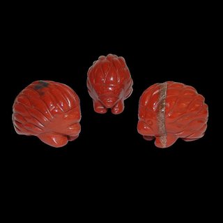 Jaspis Rot Igel ca. 30 x 20 mm
