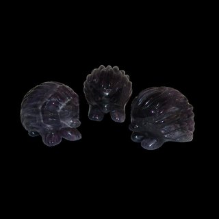 Amethyst Igel  ca. 50  x 40 mm Edelstein, Glcksbringer