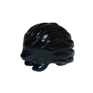 Obsidian schwarz Igel ca. 35 x 25 mm