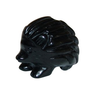 Obsidian schwarz Igel ca. 50 x 40 mm