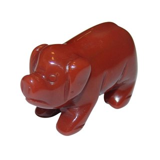 Carneol - Achat Schwein - Glcksschwein  ca. 50 x 30  mm Edelstein, Glcksbringer