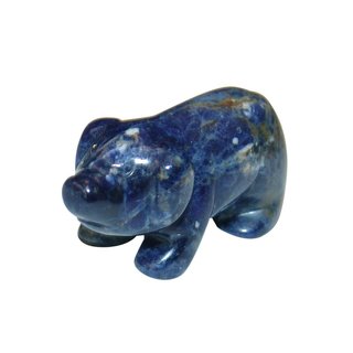 Sodalith Schwein - Glcksschwein ca. 40 x 20  mm