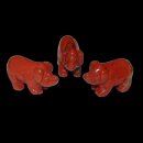 Jaspis Rot Schwein - Glücksschwein ca. 30 x 20 mm